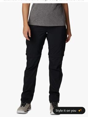 NWOT Columbia Women's Black Convertible Track Pants
